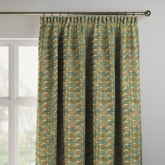 Made to Measure Curtains - Leaf, Cotton Linen