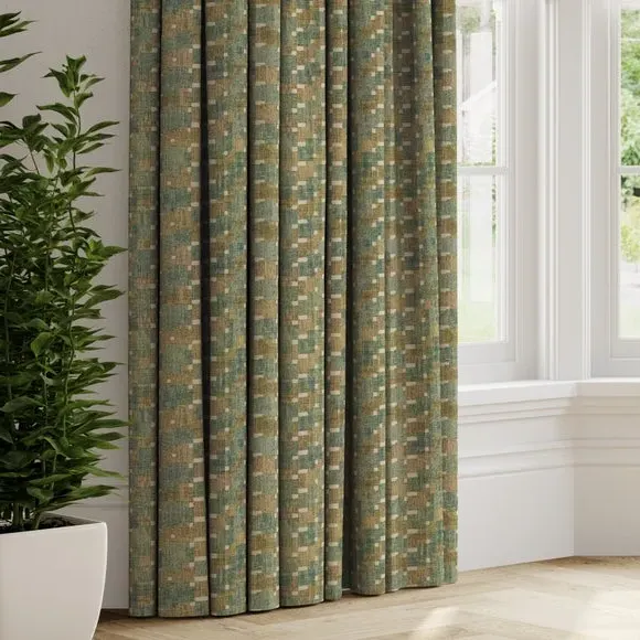 Made to Measure Curtains - Leaf, Cotton Linen