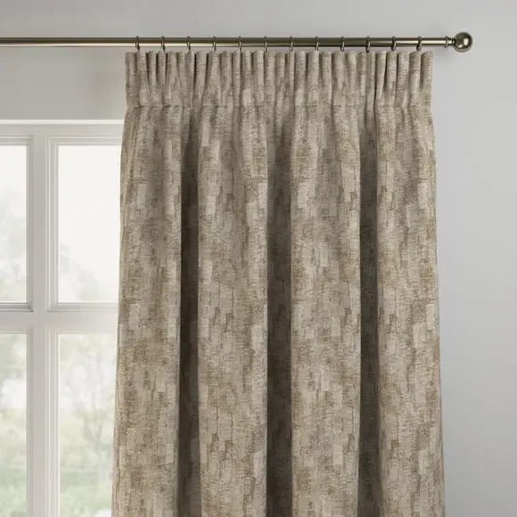 Made to Measure Curtains - Limestone, Polycotton