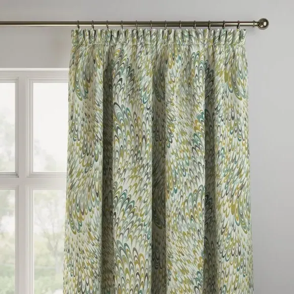 Made to Measure Curtains - Moss, Cotton