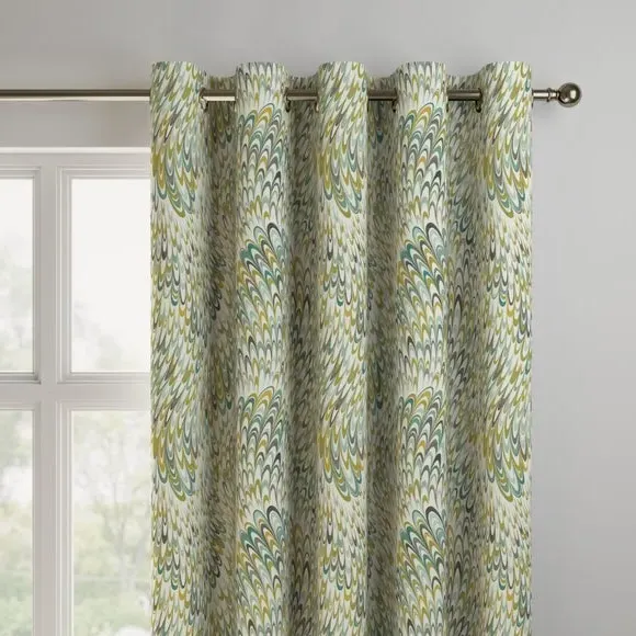 Made to Measure Curtains - Moss, Cotton