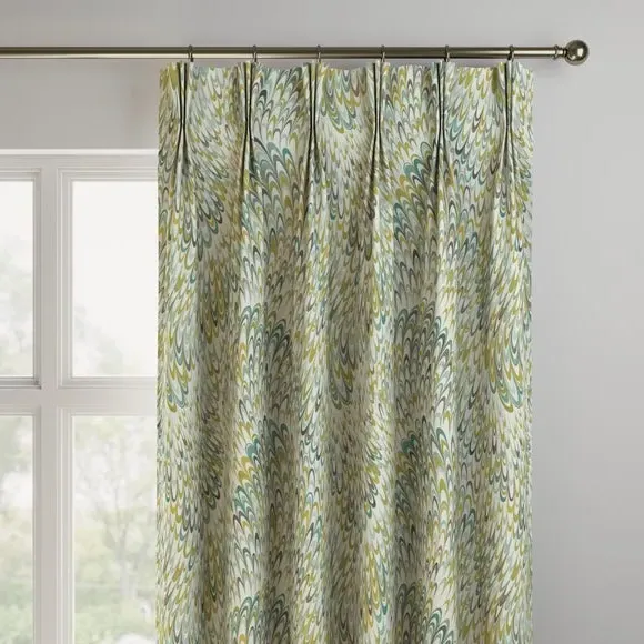 Made to Measure Curtains - Moss, Cotton