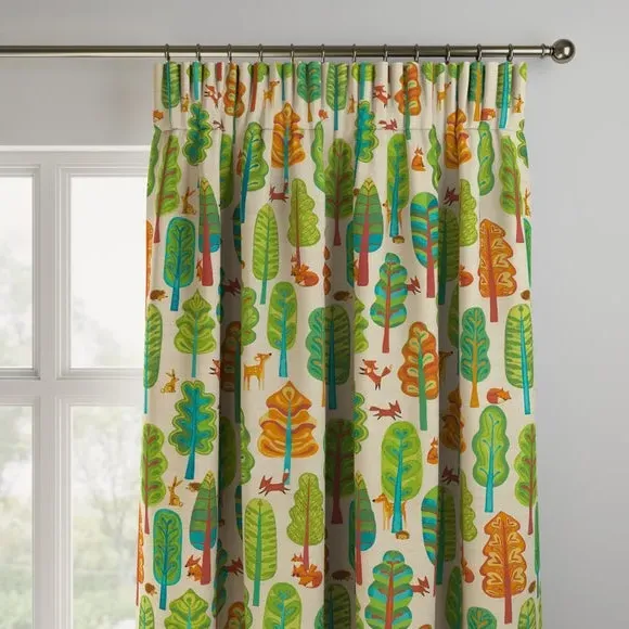 Made to Measure Curtains - Multi, Cotton