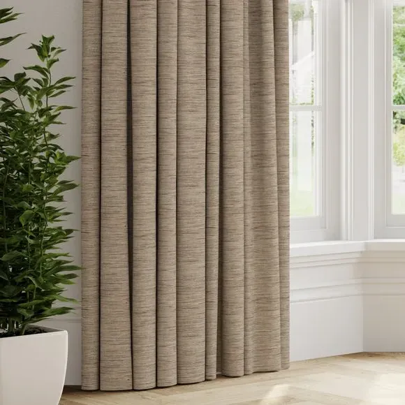 Made to Measure Curtains - Mushroom, Textured