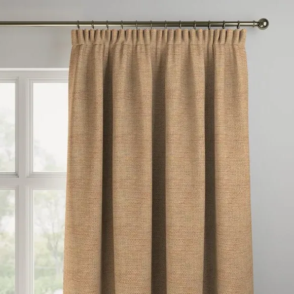 Made to Measure Curtains - Mustard, Textured