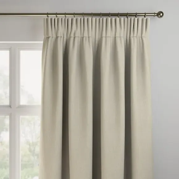 Made to Measure Curtains - Natural, Herringbone