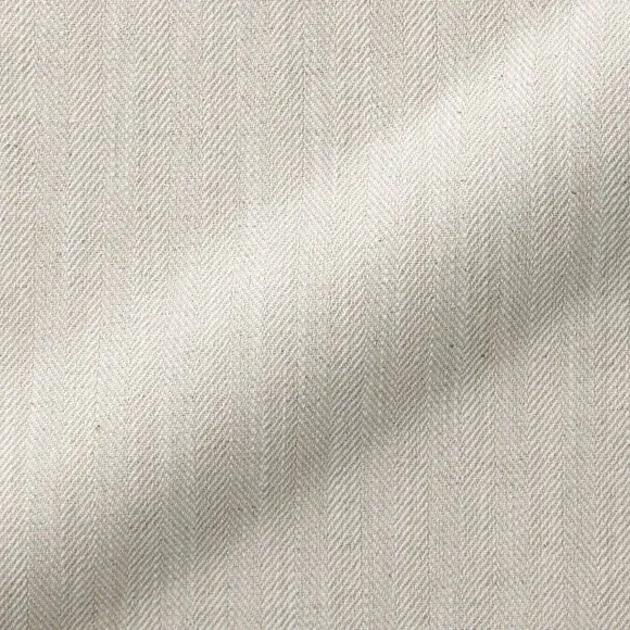 Made to Measure Curtains - Natural, Herringbone