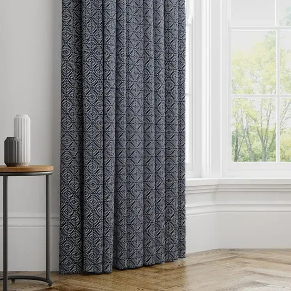 Made to Measure Curtains - Navy, Chenille image