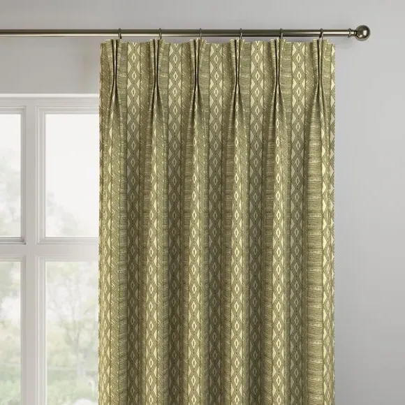 Made to Measure Curtains - Olive, Cotton Linen