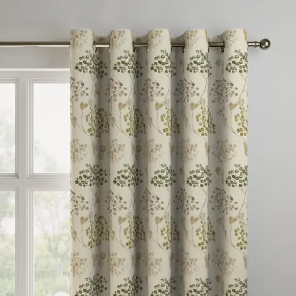 Made to Measure Curtains - Olive, Floral