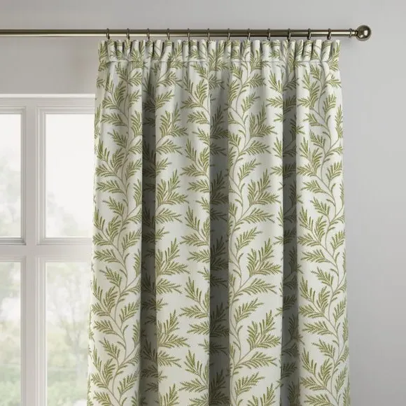 Made to Measure Curtains - Olive, Polycotton