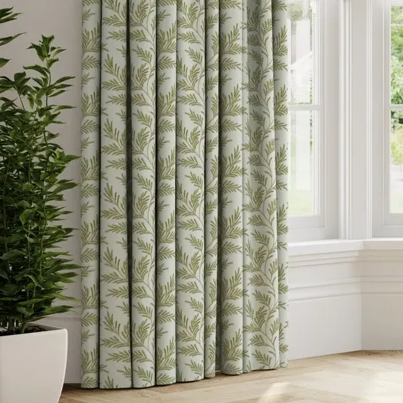 Made to Measure Curtains - Olive, Polycotton image