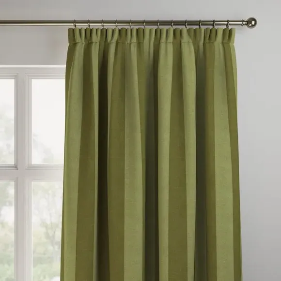 Made to Measure Curtains - Olive, Polyester