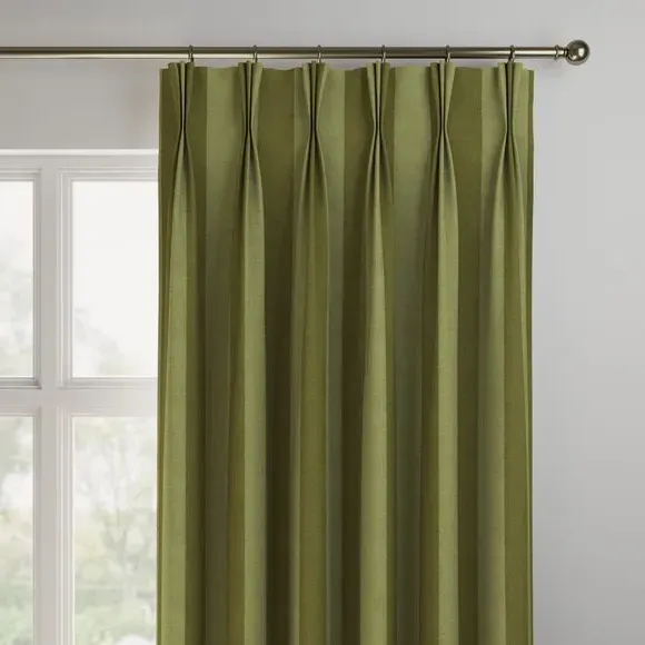 Made to Measure Curtains - Olive, Polyester