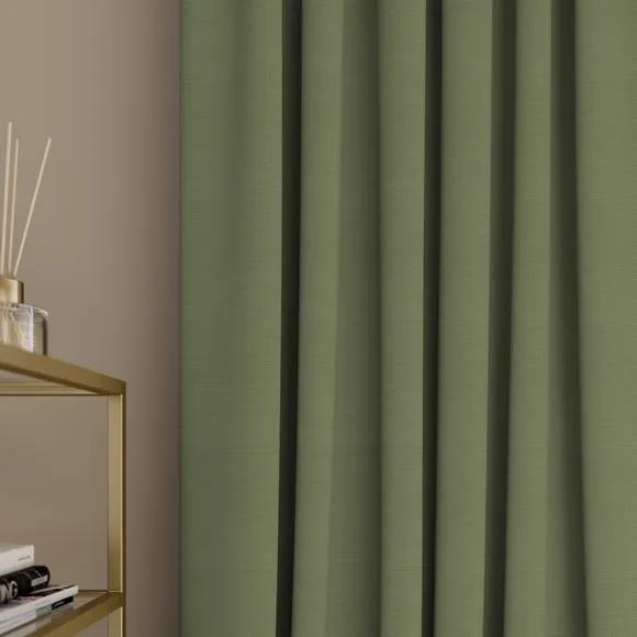 Made to Measure Curtains - Olive, Polyester