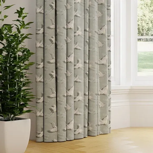 Made to Measure Curtains - Olive, Printed