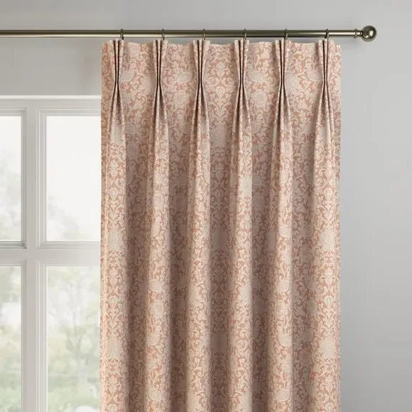 Made to Measure Curtains - Orange, Polyester