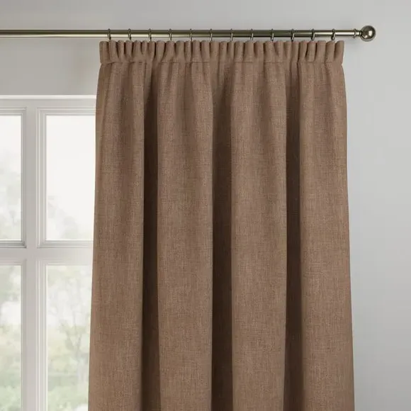 Made to Measure Curtains - Otter, Recycled Polyester