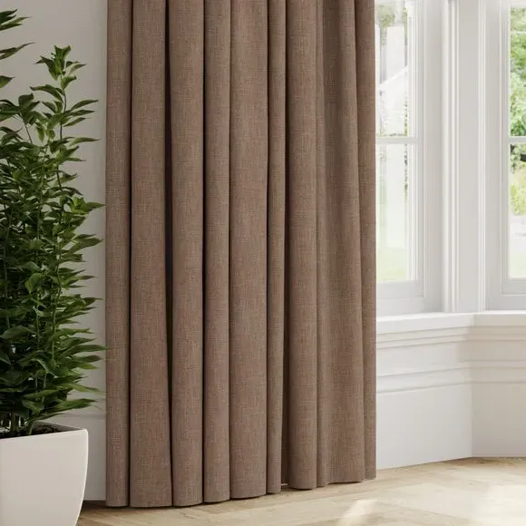 Made to Measure Curtains - Otter, Recycled Polyester