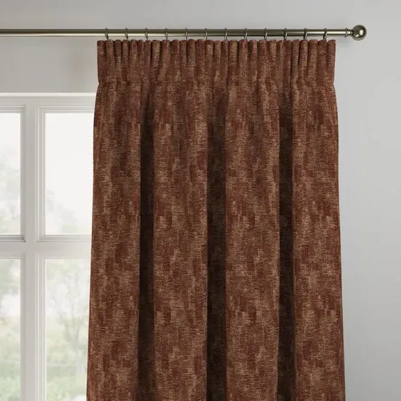 Made to Measure Curtains - Paprika, Polycotton