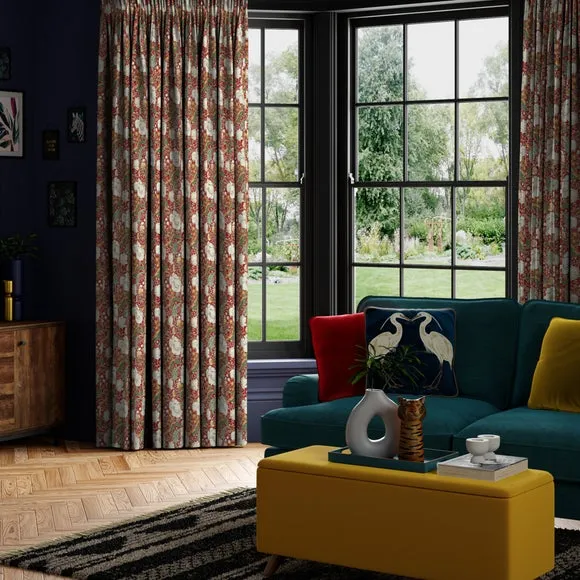 Made to Measure Curtains - Paprika, Velvet