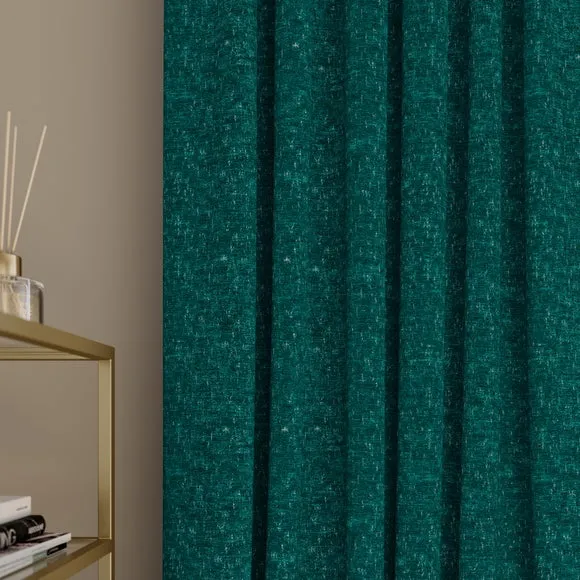 Made to Measure Curtains - Peacock, Chenille