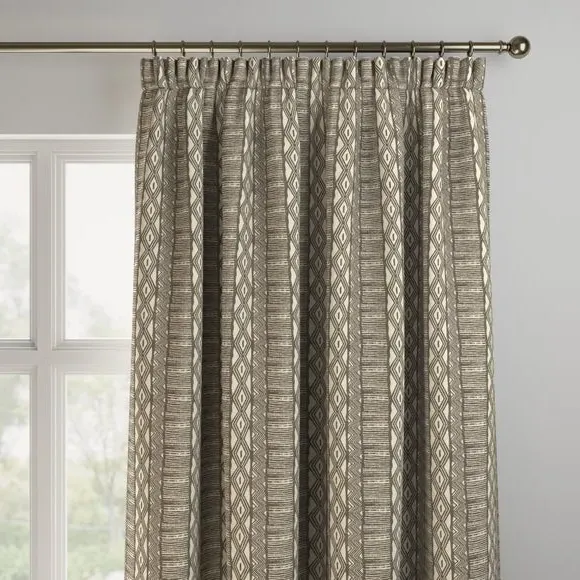 Made to Measure Curtains - Pebble, Cotton Linen