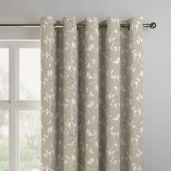 Made to Measure Curtains - Pebble, Jacquard