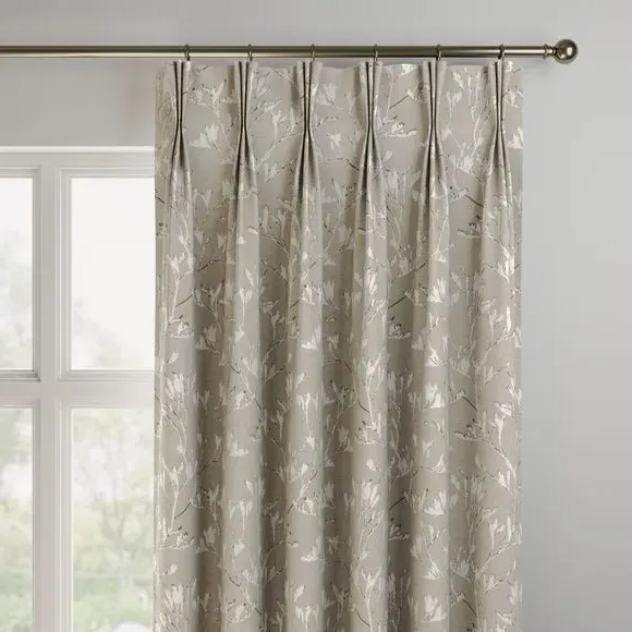 Made to Measure Curtains - Pebble, Jacquard