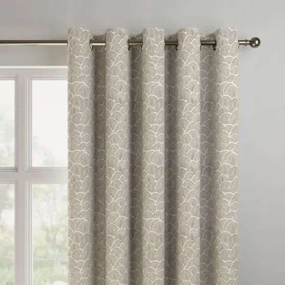 Made to Measure Curtains - Pewter, Jacquard