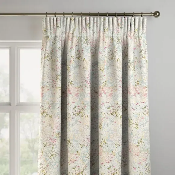 Made to Measure Curtains - Pink, Cotton