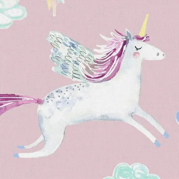 Made to Measure Curtains - Pink, Cotton