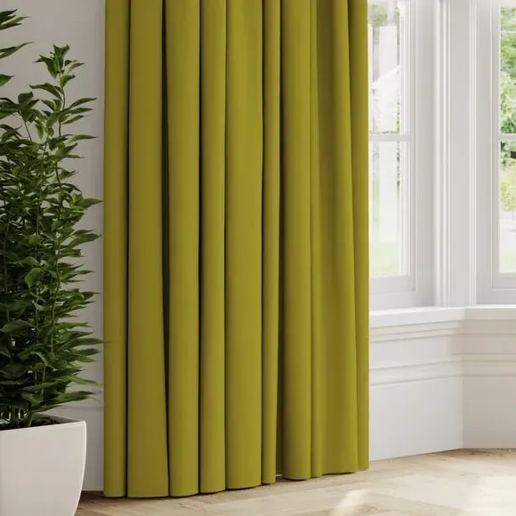 Made to Measure Curtains - Pistachio, Cotton