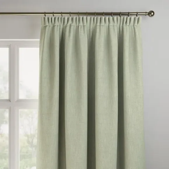 Made to Measure Curtains - Pistachio, Recycled Polyester
