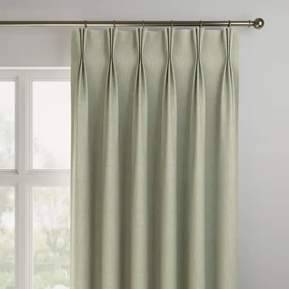 Made to Measure Curtains - Pistachio, Recycled Polyester