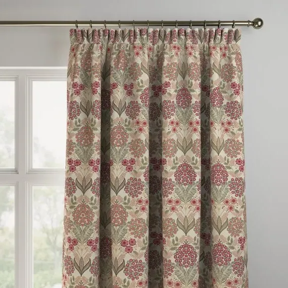 Made to Measure Curtains - Raspberry, Polyester