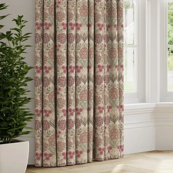 Made to Measure Curtains - Raspberry, Polyester image