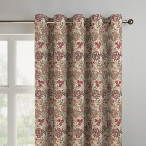 Made to Measure Curtains - Raspberry, Polyester