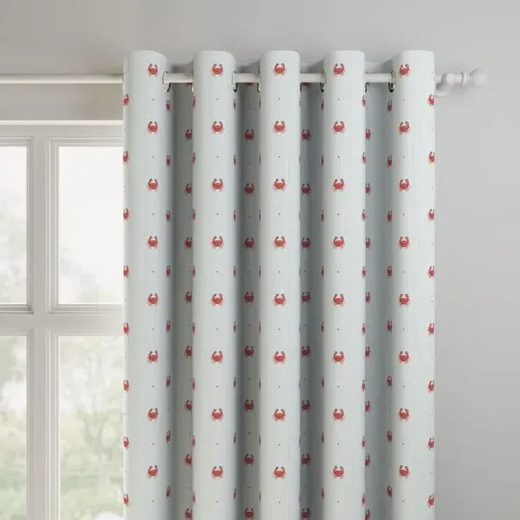 Made to Measure Curtains - Red, Cotton