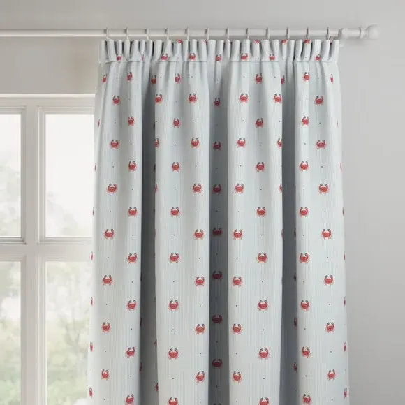 Made to Measure Curtains - Red, Cotton
