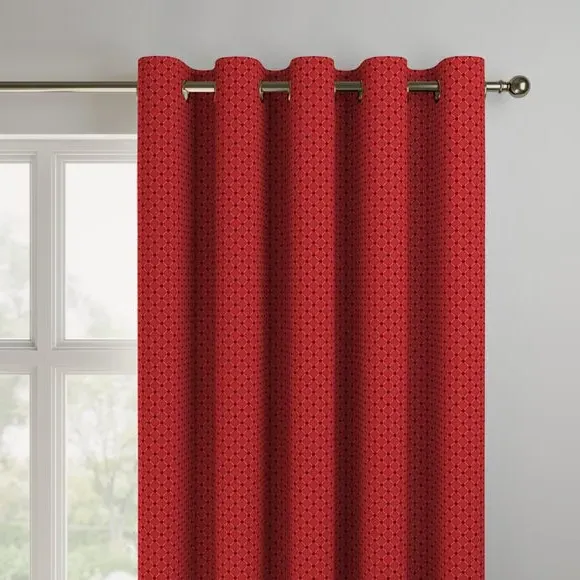 Made to Measure Curtains - Red