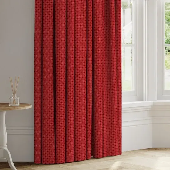 Made to Measure Curtains - Red