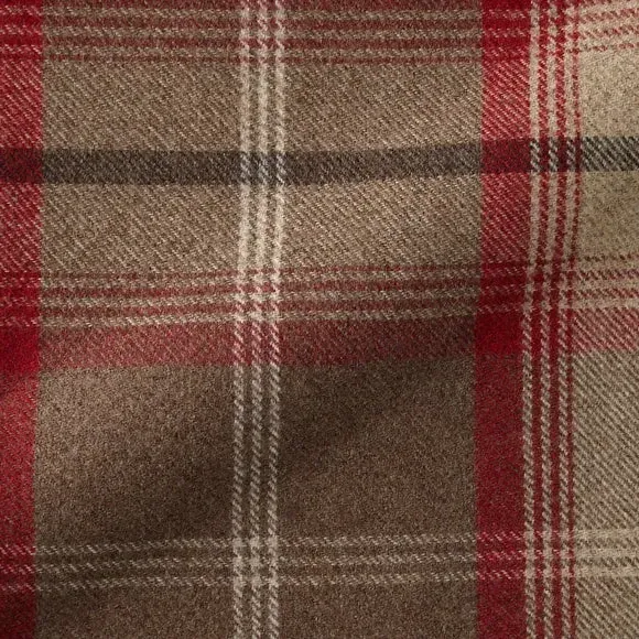 Made to Measure Curtains - Rosso, Check Pattern