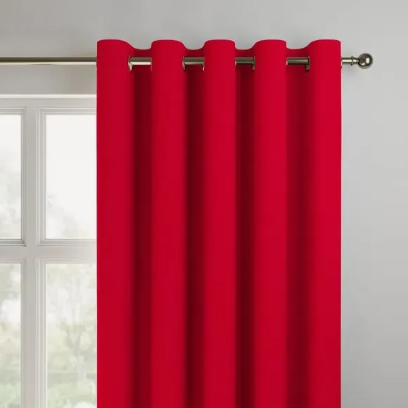 Made to Measure Curtains - Rosso, Cotton