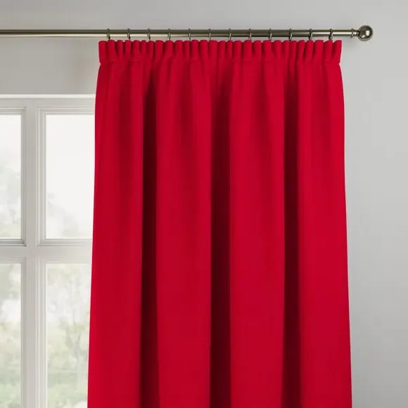 Made to Measure Curtains - Rosso, Cotton