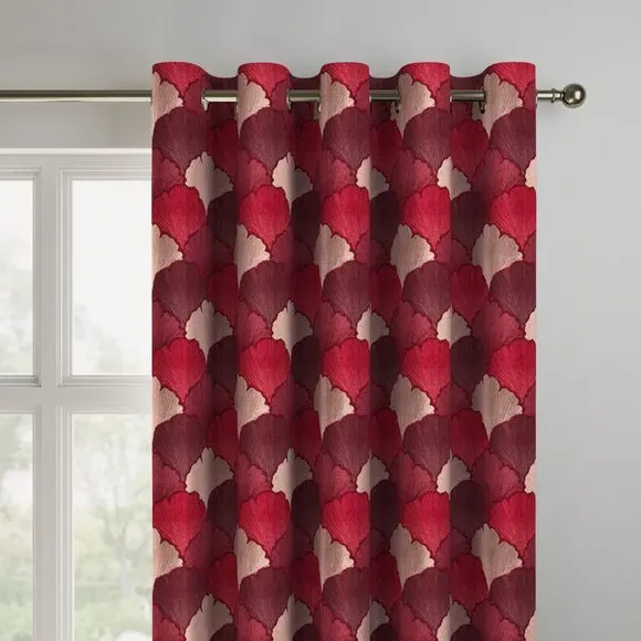 Made to Measure Curtains - Rosso, Fabric