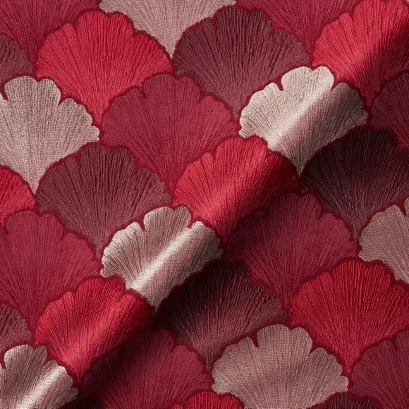 Made to Measure Curtains - Rosso, Fabric