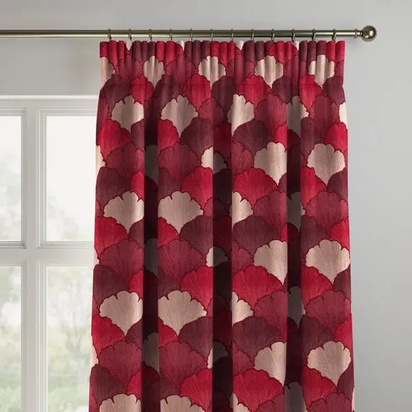 Made to Measure Curtains - Rosso, Fabric