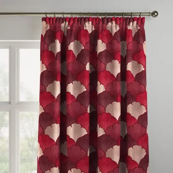 Made to Measure Curtains - Rosso, Fabric