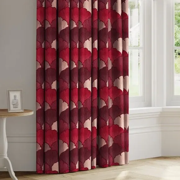 Made to Measure Curtains - Rosso, Fabric image